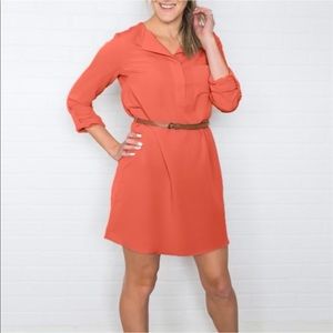 Quarter Sleeve Tunic Dress